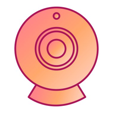 Web kamerası, ikon tasarımı. vektör illüstrasyonu