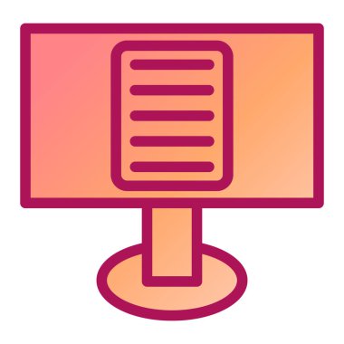 seo modern simgesinin vektör illüstrasyonu