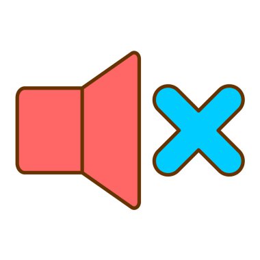 ses simgesi vektör illüstrasyonu