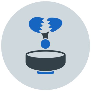 Yumurta simgesinin vektör illüstrasyonu