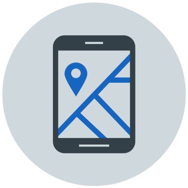 GPS haritası. Basit tasarım