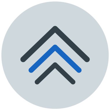 up arrow. web icon simple illustration