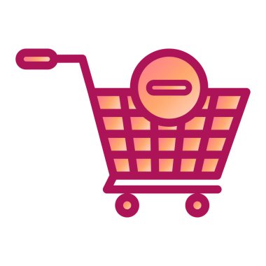 Satış vektörü illüstrasyon tasarımlı alışveriş arabası