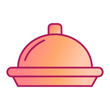 yemek ve restoran temalı yemek izole edilmiş tasarım vektörü çizimi