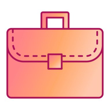 evrak çantası ikonu vektör illüstrasyonu