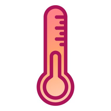 termometre simgesi vektör illüstrasyonu
