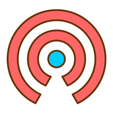 hedef simge vektör illüstrasyonu