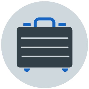 bagaj. Web simgesi basit illüstrasyon