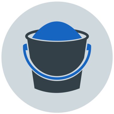 kova modern simge vektör illüstrasyonu