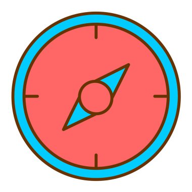 Pusula simgesi vektör resimlemesi