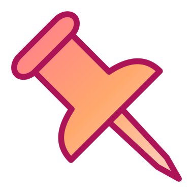 İğne. Web simgesi basit illüstrasyon