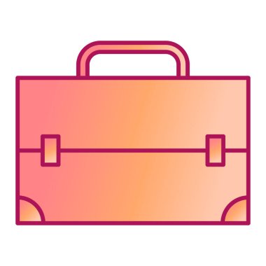 evrak çantası ikonu vektör illüstrasyonu