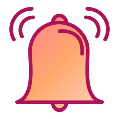 Alarm saat simgesi vektör illüstrasyonu