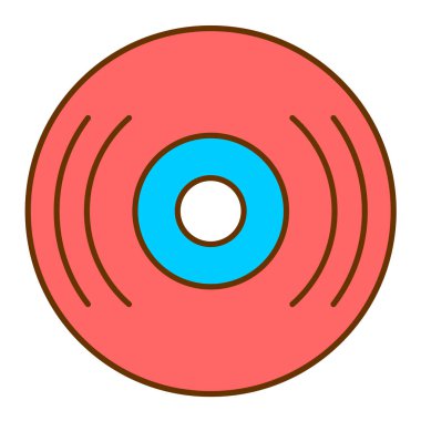 cd modern simge vektör illüstrasyonu 