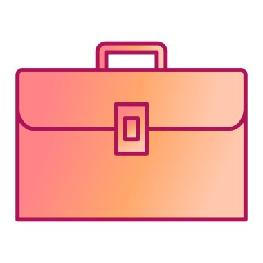 evrak çantası ikonu vektör illüstrasyonu