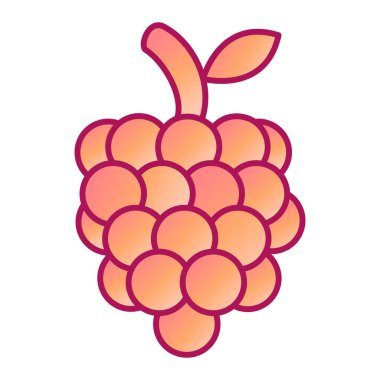 üzüm ikonu vektör illüstrasyon grafik tasarımı