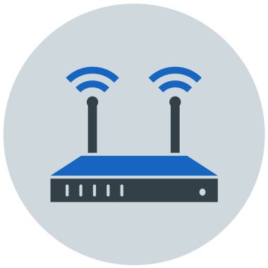 Wi-fi yönlendirici. Basit resimleme