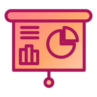 iş grafiği vektör illüstrasyonu