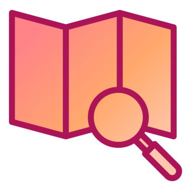 Ara. Web simgesi basit illüstrasyon