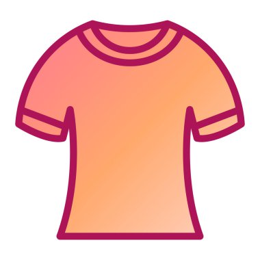 t-shirt modern ikon vektör illüstrasyonu 