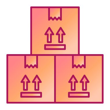 karton kutular illüstrasyon vektör