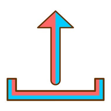 ok simgesi vektör illüstrasyonu