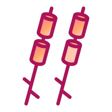 Izgara ikonu vektör illüstrasyon tasarımı