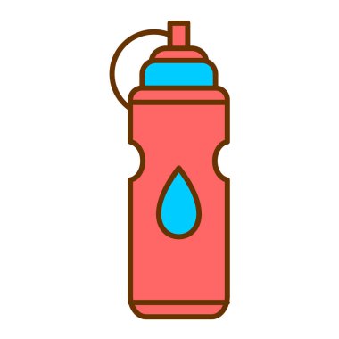 şişe simgesi vektör illüstrasyonu