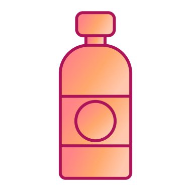 Parfüm şişesi ikonu. beyaz arkaplanda izole