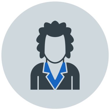 avatar. Web simgesi basit illüstrasyon