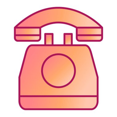 cep telefonu simgesi. hat telefon vektör sembolü.