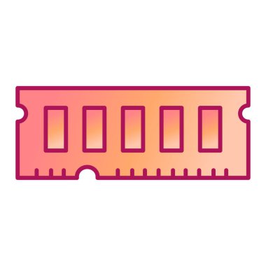 Tek bir oyun simgesinin vektör illüstrasyonu