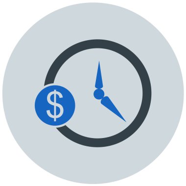 Dolar. Web simgesi basit illüstrasyon