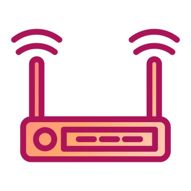 yönlendirici vektör düz renk simgesi