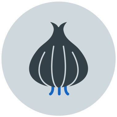 Soğan. Web simgesi basit illüstrasyon