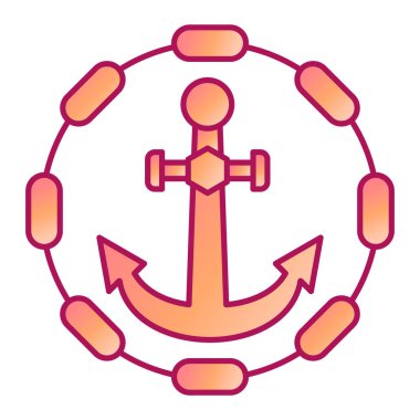 çapa simgesi vektör illüstrasyonu