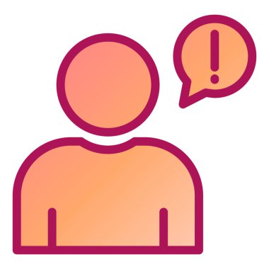 kullanıcı. Web simgesi basit illüstrasyon