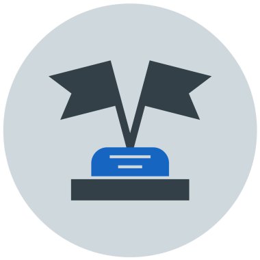 Ödül. Web simgesi basit illüstrasyon