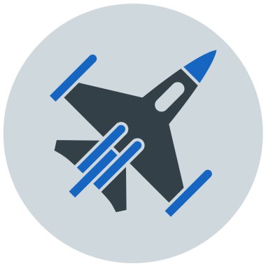 hava savaşçısı modern ikon vektör çizimi 