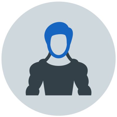 avatar. Web simgesi basit illüstrasyon