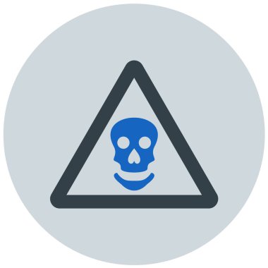 Kafatası. Web simgesi basit illüstrasyon