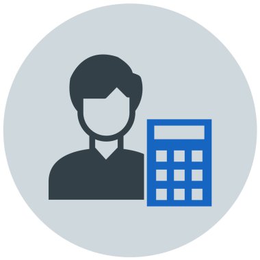 kullanıcı. Web simgesi basit illüstrasyon