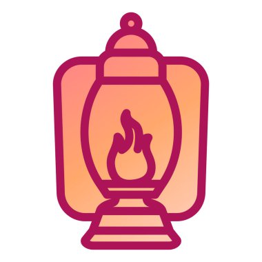 Fener. Web simgesi basit illüstrasyon