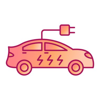 araba pil ikonu vektör illüstrasyon tasarımı