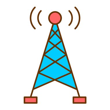 Anten kulesi. Web simgesi