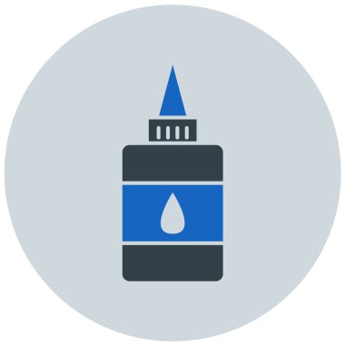 Yapıştırıcı. Web simgesi basit illüstrasyon