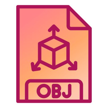 dosya biçimi simgesi, vektör illüstrasyonu