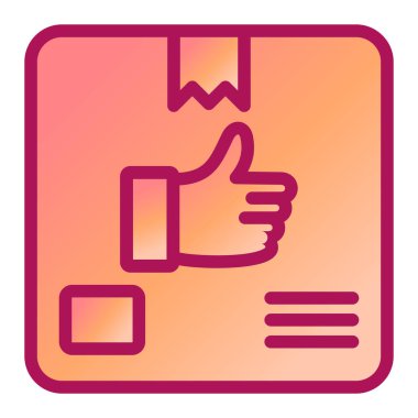 Elinde kırmızı kurdeleli bir kutu var.