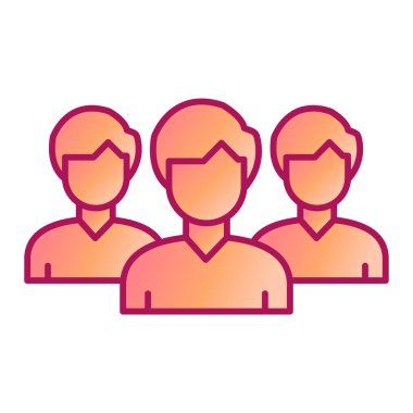 İnsanlar simge vektör illüstrasyon tasarımını avatarlar