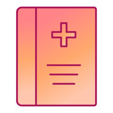 Kitap. Web simgesi basit illüstrasyon